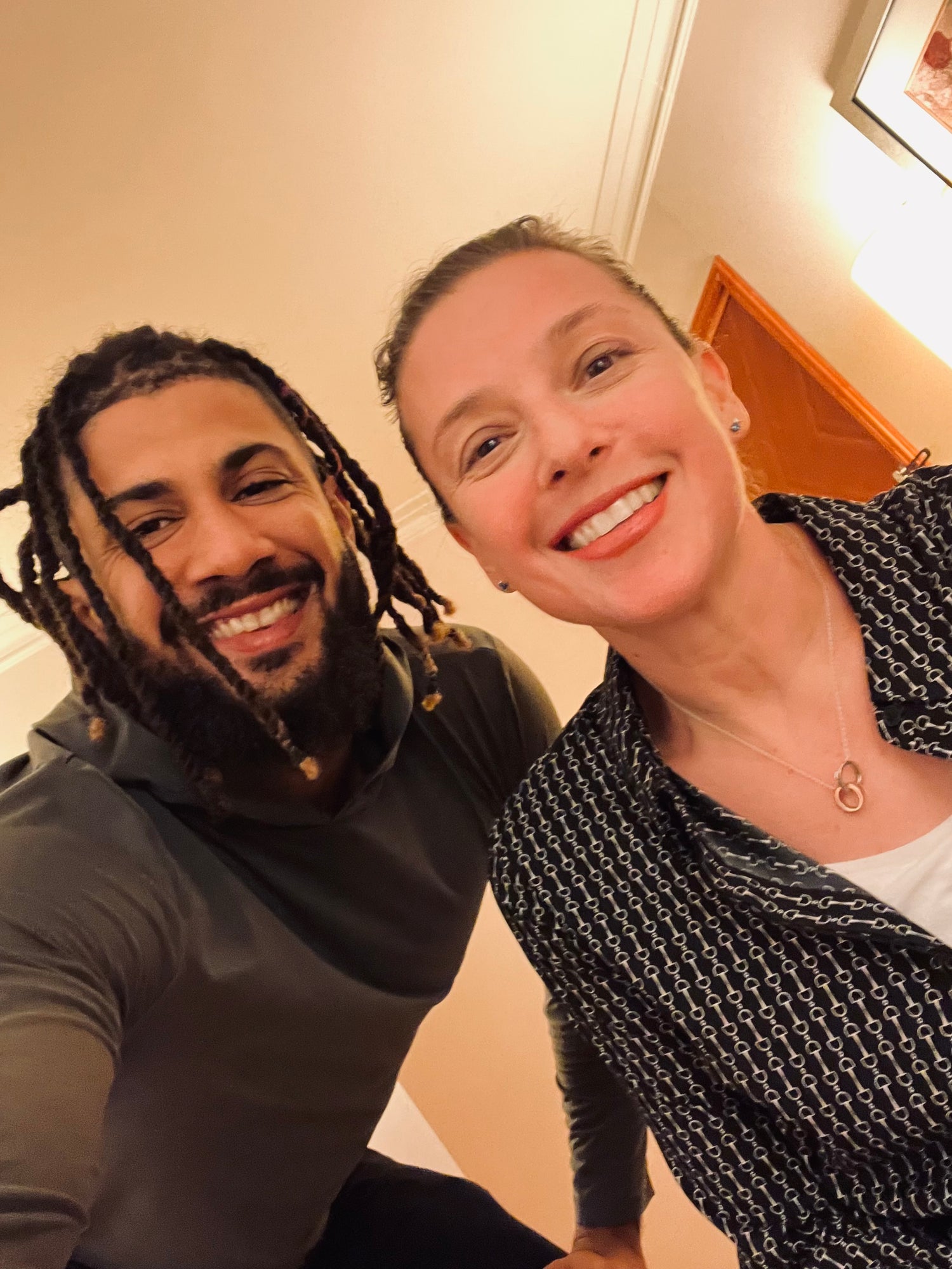Joan Rubinger with Fernando Tatis Jr.
